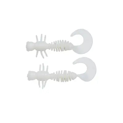 Shad Berkley Pwrbt Pwr Curly 55mm Milky White