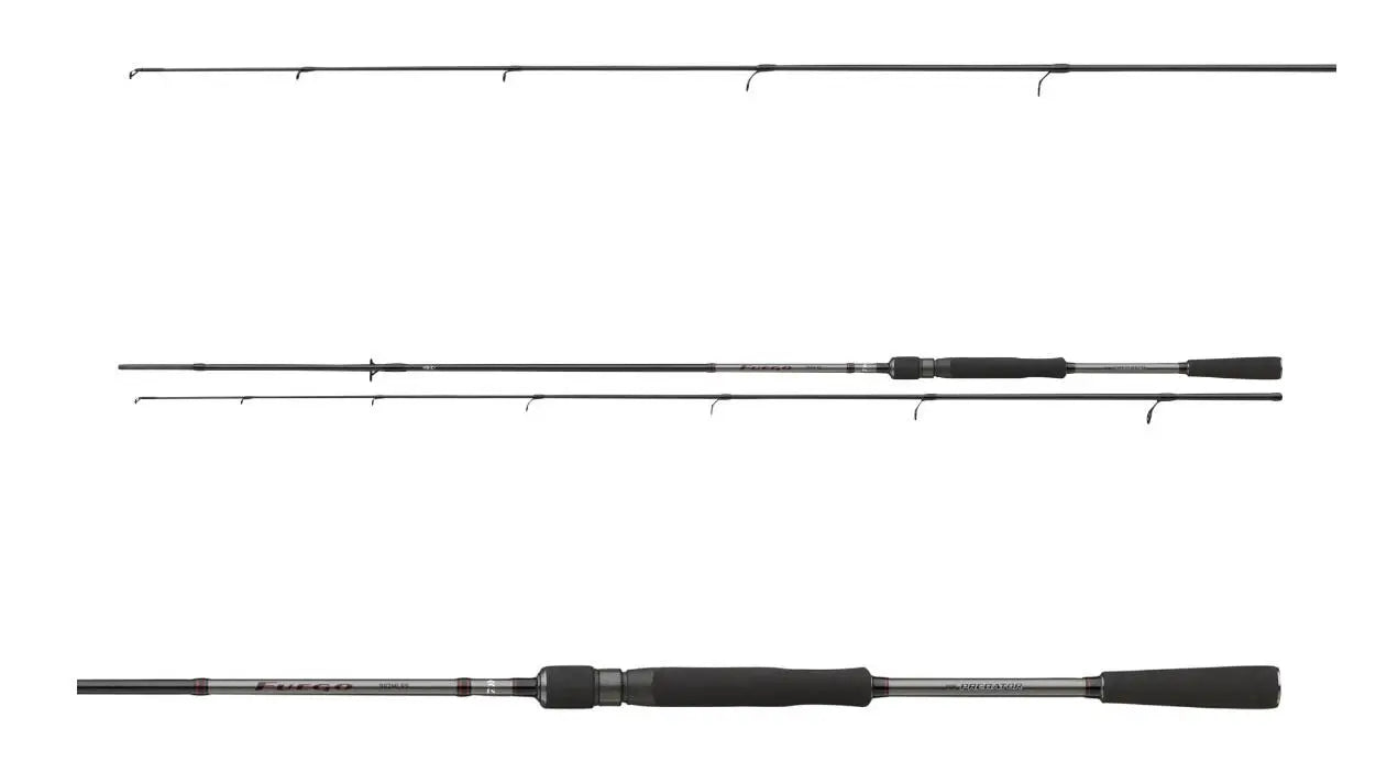 Lanseta Spinning DAIWA 2BUC FUEGO PREDATOR SPIN FAST 2,40M/15-50G
