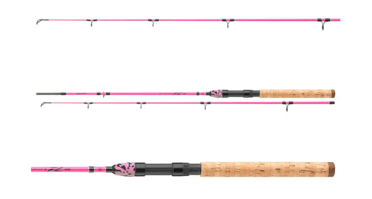 Lanseta Spinning DAIWA 2BUC NINJA X KIDS 1,60M 10-30G PINK