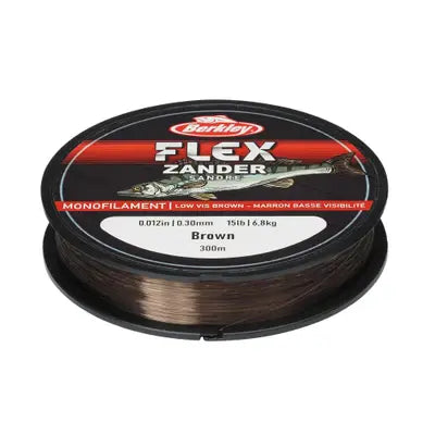 Fir Monofilament Berkley BerkleyFLEX SS Zander 300m .25 Brown