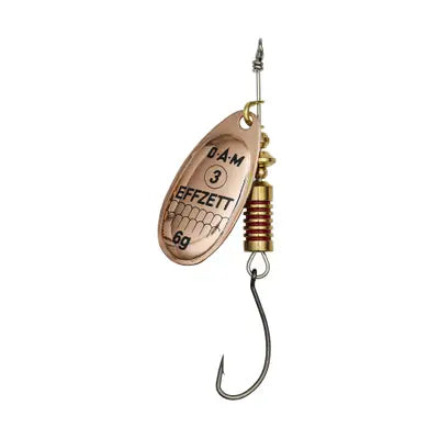 Lingurita Rotativa DAM SINGLEHOOK SPINNER 3 6G SINKING COPPER