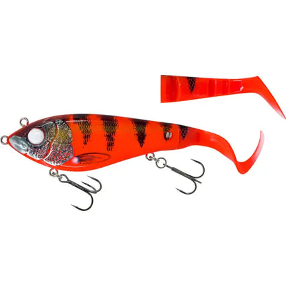 Vobler Savage Gear Deviator Tail 16.5 Cm 48 G Slow Sinking Red Tiger