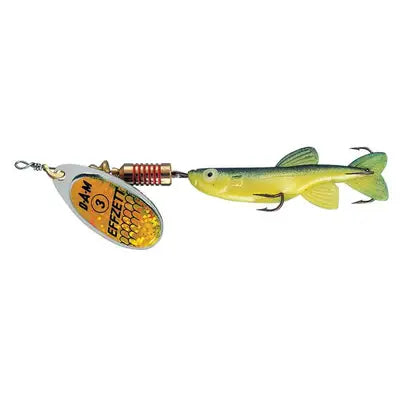 Lingurita Rotativa DAM MINNOW SPINNER 1 3G SINKING YELLOW/BLACK