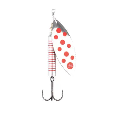 Lingurita Rotativa DAM SALMON SPINNER SILVER/RED 30G
