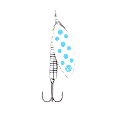 Lingurita Rotativa DAM SALMON SPINNER SILVER/BLUE 30G