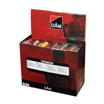 Vobler DAM Assorted Lure Box Topwater 60pcs