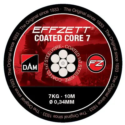 Vobler DAM COATED CORE7 STEELTRACE 10M 16KG BLACK