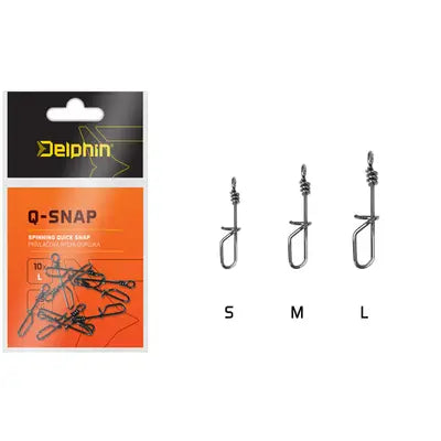 Spinning Repede Conexiune Delphin Q-Snap / 10buc / 0,6mm S