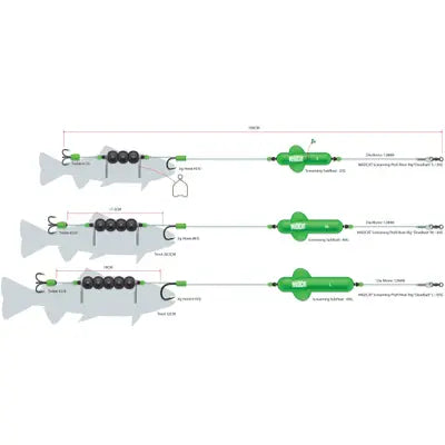 Vobler MADCAT SCREAMING PROFIRR DB 180CM1.00MM 3/0 10