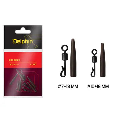 Delphin Fdr Quick S / Set 5buc #7+18mm