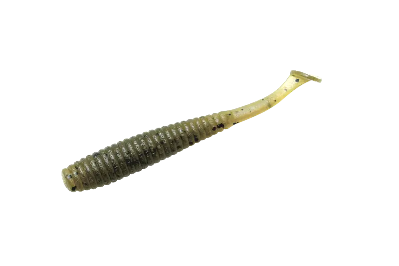 Jackall I Shad Tail 2.8inch Green Pumpkin Pepper 6buc/Pl