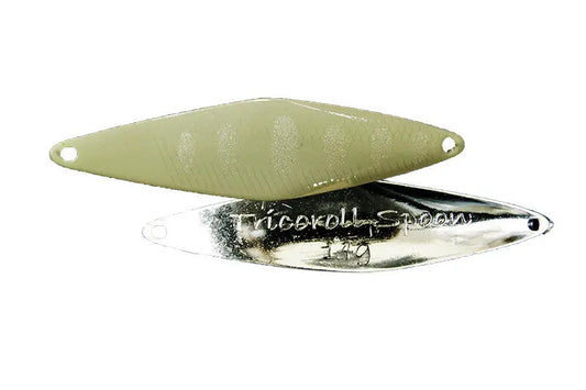 Lingurita Oscilanta Jackall Oscilanta Tricoroll 6,8cm/14g Pearl&amp;glow