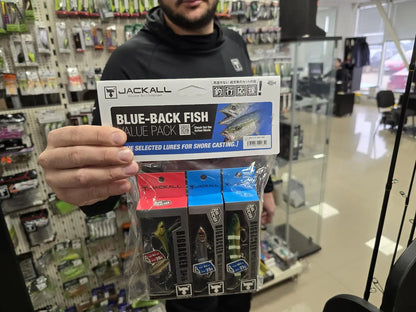 Jackall Set 3xspinner+2xcicada Blue-Back Fish Value Pack Tip C