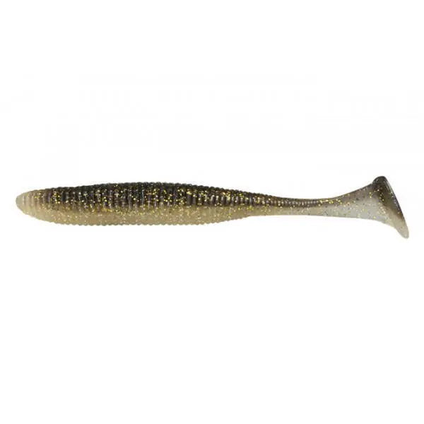 Jackall Shad Rhythm Wave 2,8inch Gold &amp; Black Shad 8buc/Pl