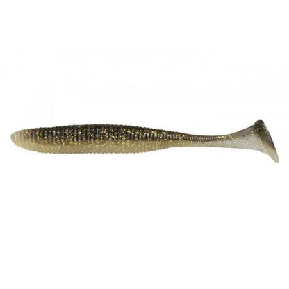Jackall Shad Rhythm Wave 2,8inch Gold &amp; Black Shad 8buc/Pl