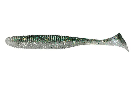 Jackall Shad Rhythm Wave 3,8inch Dark Thunder/Cs 7buc/Pl