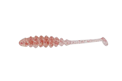 Jackall Shad Tidebeat1,5inch Clear Red Flake 10buc/Pl