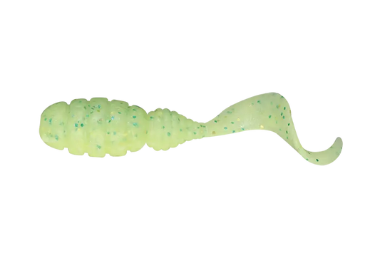 Jackall Vierme Goodmeal Grub 1,5inch Hot Lime/Glow Chartreuse 8buc/Pl