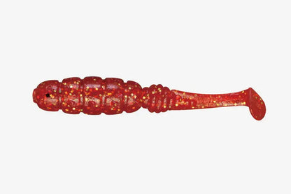 Jackall Vierme Goodmeal Shad 2inch Red Gold Flake 7buc/Pl