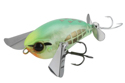 Jackall Vobler Micro Pompadour 4,2cm/6,5g Chart. Glass Hopper