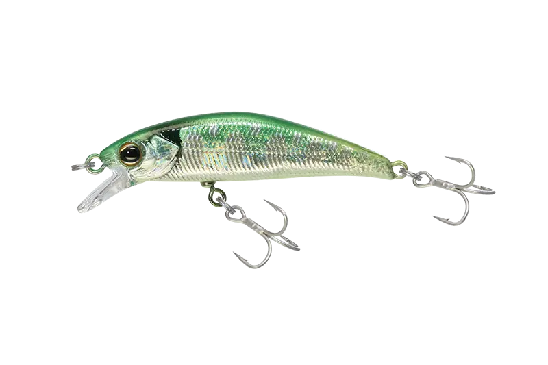 Jackall Vobler Tricoroll Ryushin 43hw 4,3cm/3g Flash Green Back