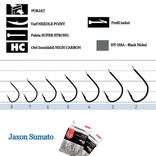 Jaxon Carlige Sumato Kaizu Nr 7 Negru