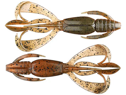 Keitech Crazy Flapper Green Pumpkin Fire 438 7.1cm