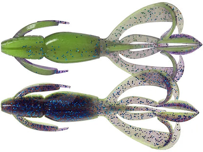Keitech Crazy Flapper Violet Lime Belly 06 7.1cm