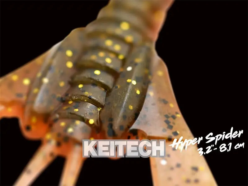 Keitech Hyper Spider Electric Shrimp 445 8.1cm