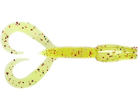 Keitech Little Spider Chartreuse Red Flake PAL#01 8.9cm