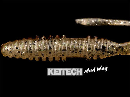 Keitech Mad Wag Mini Watermelon Pumpkin PP Blue Flake 207 8.9cm