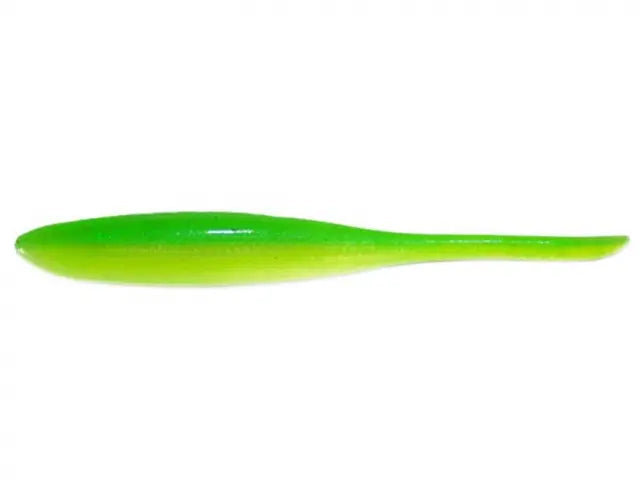 Keitech Shad Impact Lime Chart 424 5cm