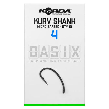 Korda Carlig Basix Kurv Barbed Nr.4 10buc/Pl