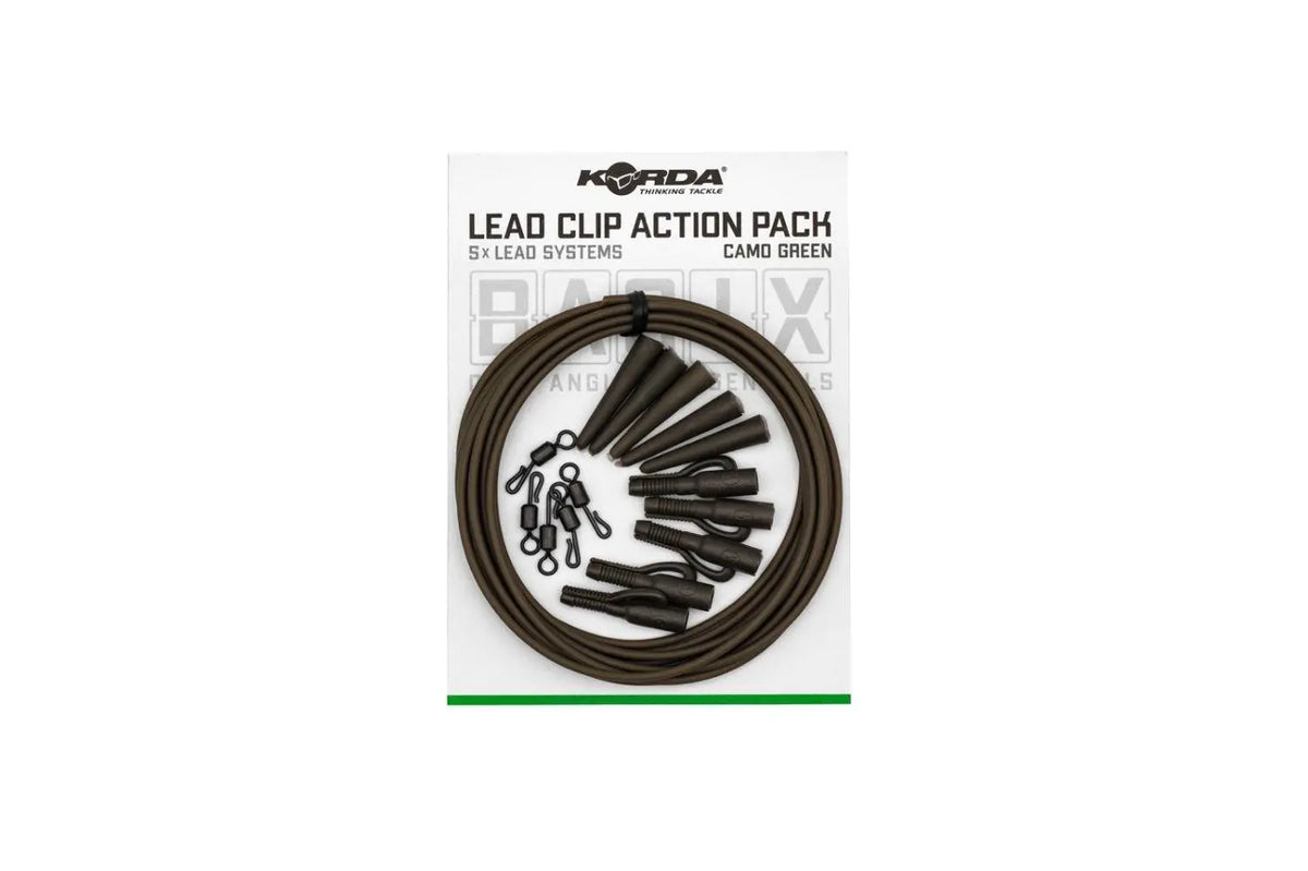 Korda Set Pt. Mont.basix Lead Clip Action