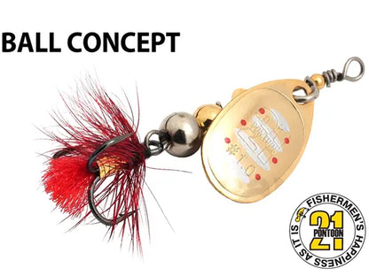 Lingurita rotativa Pontoon21 Ball Concept Spinner 0 2.2g B01-002 Ball Concept Spinner 0 2.2g B01-002