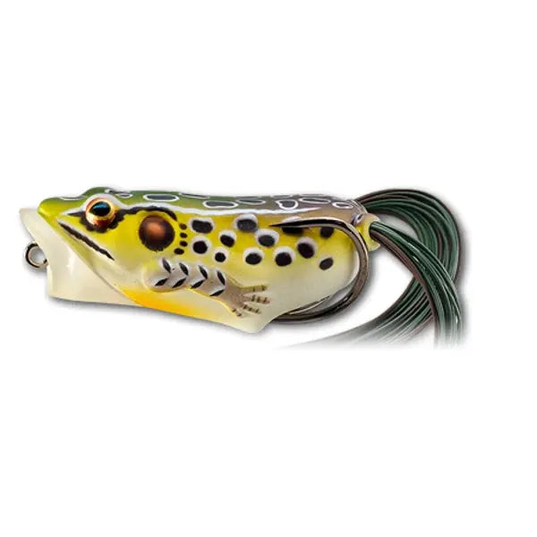 Live Target Hollow Body Frog Popper 6,5cm/14g Emerald/Brown