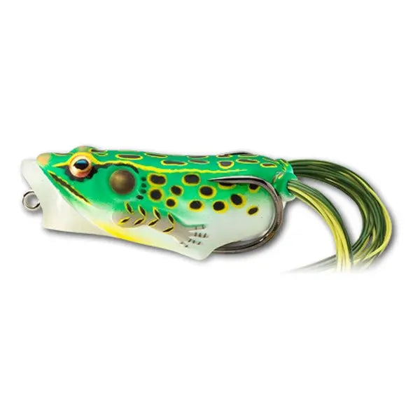 Live Target Hollow Body Frog Popper 6,5cm/14g Floro Green/Yellow