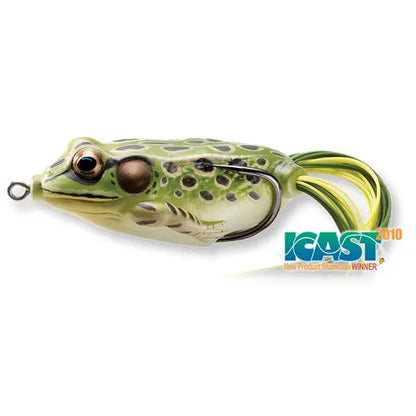 Live Target Hollow Body Frog Walking Bait 5,5cm/18g 500 Green/Yellow