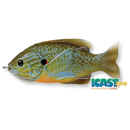 Live Target Hollow Body Sunfish Walking Bait 9cm/18g Floating Natural/Blue Pump