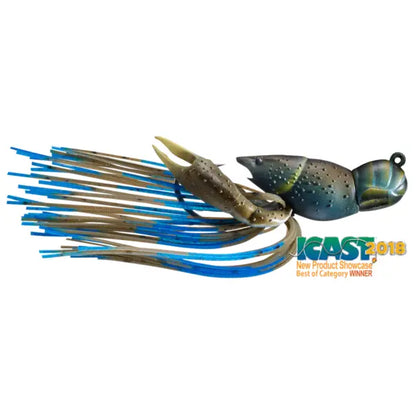 Live Target Hollow Crawfish Jig 4,5cm/14g 147 Mud/Blue