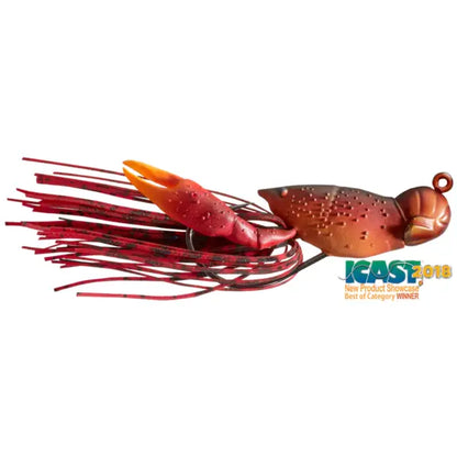 Live Target Hollow Crawfish Jig 4cm/11g 306 Red