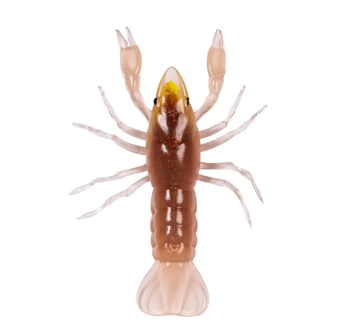 Live Target Naluca Crawfish Unrigged 9,7cm/9,7g Brown/Yellow 5buc/Pl