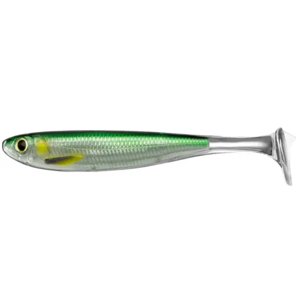 Live Target Slow-Roll Mullet Paddle Tail 10cm 716 Silver