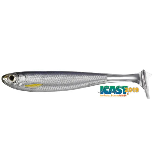 Live Target Slowroll Shiner Paddle Tail 8,5cm 951 Silver/Smoke