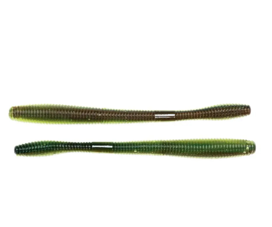 Live Target Straight Worm 11,4cm/11,4g Brown/Chart 10buc/Pl