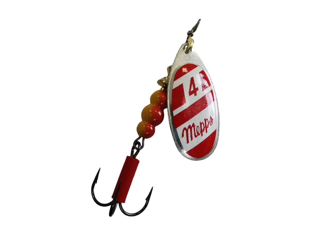 Lingurita Rotativa Mepps Lingurita Rotativa Blanc Rouge 9,0g/Argint