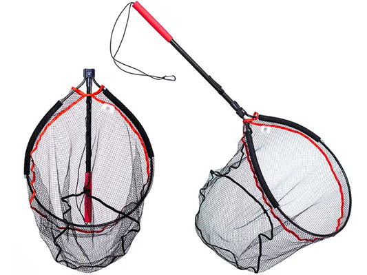 Minciog RTB Full Carbon Landing Net Black and Red 120cm 50 x 60cm