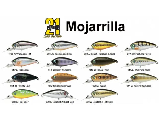 Pontoon21 Mojarrilla 913 4cm 3.5g Floating SR Pontoon21 Mojarrilla 913 AI Ebony Yamame 4cm 3.5g Floating SR