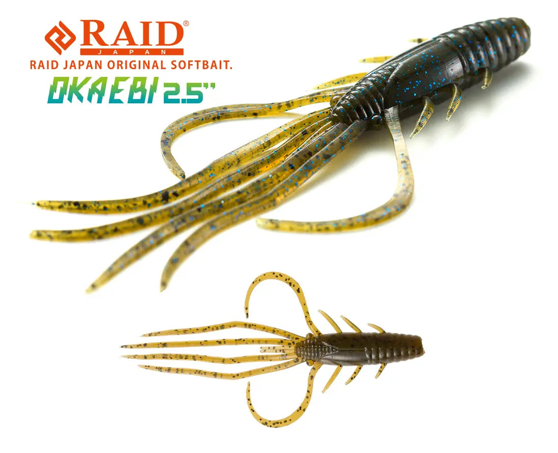 Raid Oka Ebi 2.5 6.3cm 001 Green Pumpkin Seed