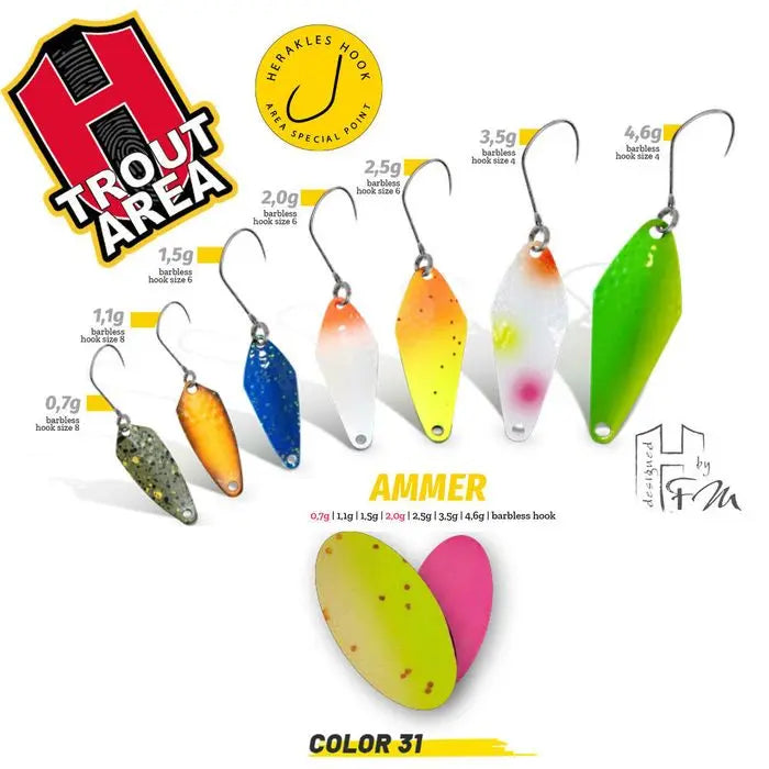 Oscilanta Herakles Ammer 3.5gr Culoare 31 Rainbow